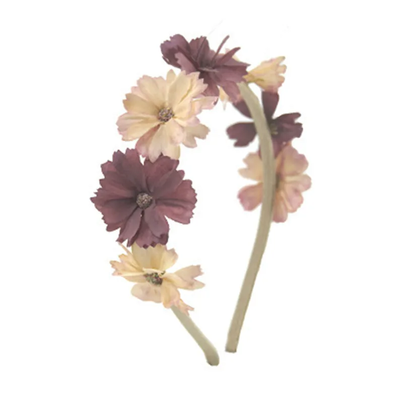 

Headbands For Women Girls Korean Slim Flower Floral Hair Bands Accessories Fashion Adult Diademas Bandeau Cheveux Wholesale