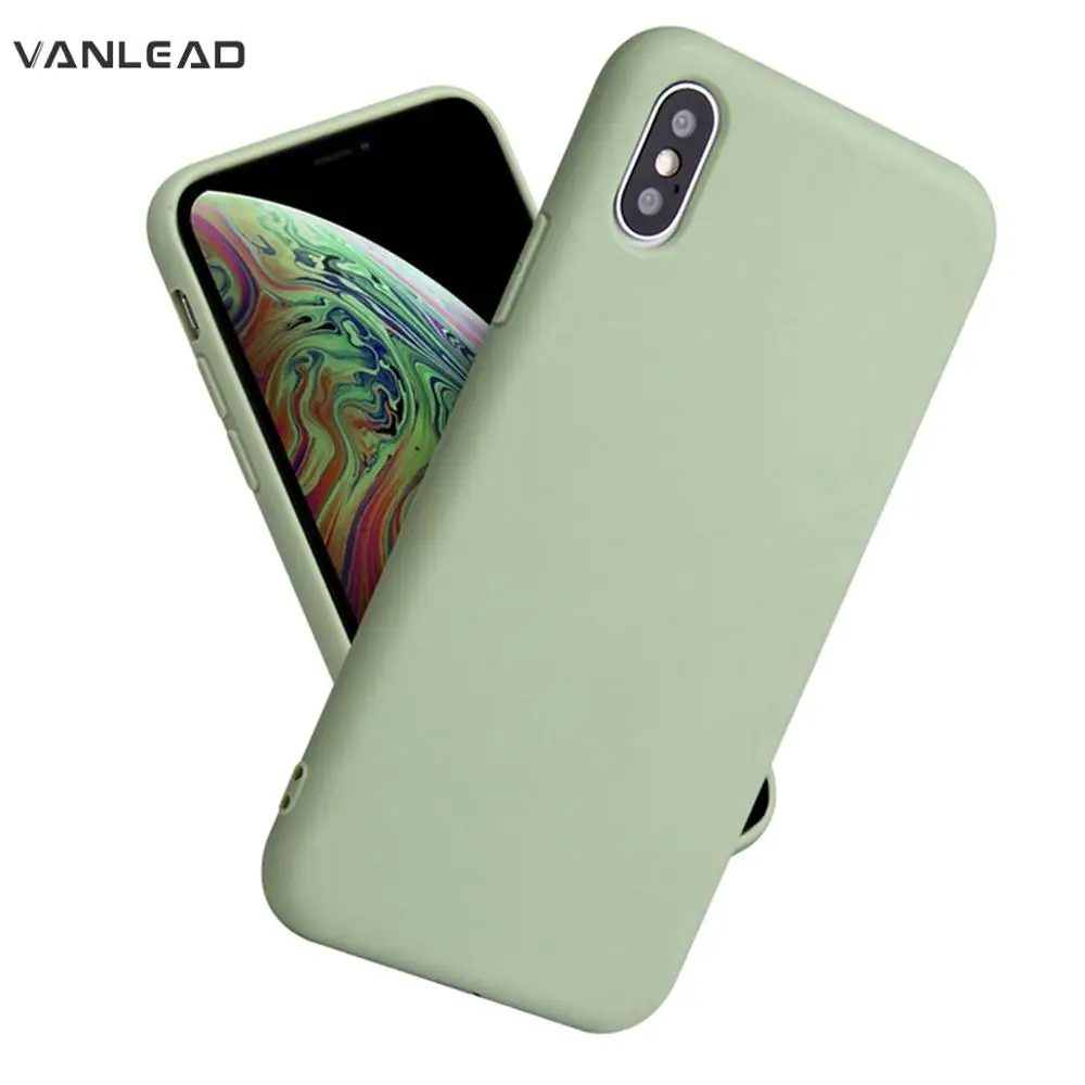 Чехол для телефона Iphone7 XR XS Max X 8 6 Plus 5 S SE XIR XI MAX силиконовая мягкая Задняя накладка