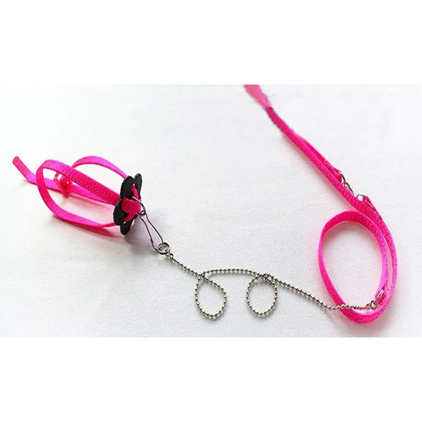 Регулируемый поводок для попугая мягкая многоцветсветильник шлейка птицы