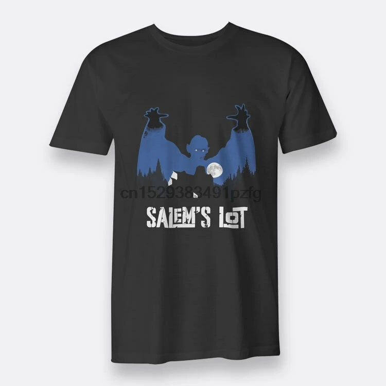 Salems Lot Frons 1979 _ Черная Мужская футболка футболки с изображением ужасов | одежда