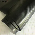 1020304050x152 см 3D виниловая наклейка пленка из углеродного волокна украшение интерьера автомобиля Черная 3D пленка из углеродного волокна