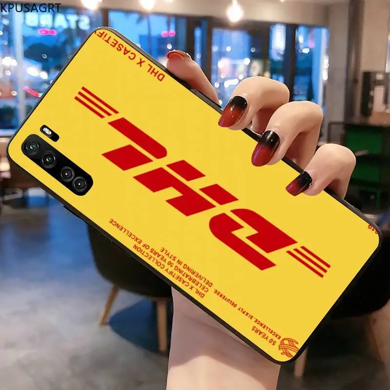 Горячая экспресс DHL логотип Чехол для телефона Huawei P20 P30 P40 lite E Pro Mate 30 20 P Smart 2020