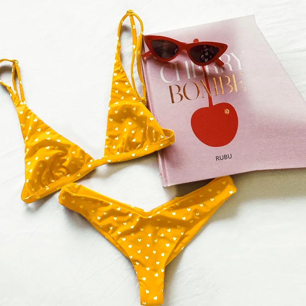 Женский купальник бикини пляжная одежда высокая талия сексуальный черный на