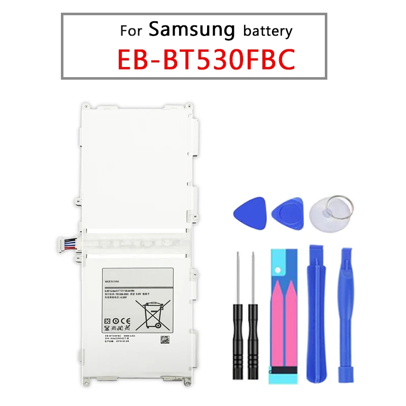 EB-BT530FBC батареи для Samsung GALAXY Tab 4 T530 SM-T531 SM-T533 SM-T535 T535 SM-T537 T531 емкость 6800 мАч | Мобильные