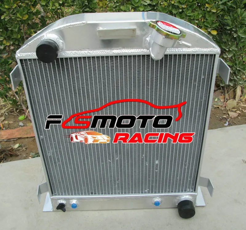 3 ROW Aluminum Radiator For FORD 1932 Hi-Boy Chevy engine hotrod 32 | Автомобили и мотоциклы