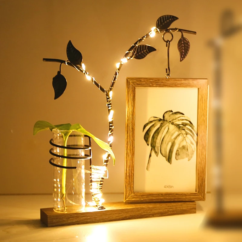 

Creative Nordic Personalized Photo Frame Double-Sided Photo Frame Simple Photo Decoration 6-Inch Custom Gift