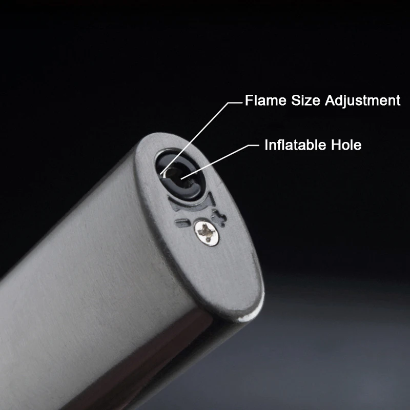 Ветрозащитная Зажигалка Torch Turbo 1300 C ультратонкая металлическая длинная струйная