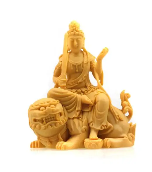 Медный Satue Bodhisattva Manjusri Manjushri статуи из смолы маленькие украшения статуэтка Будды