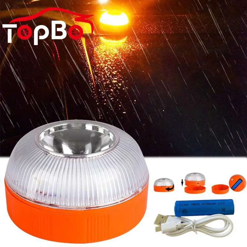 

Car Emergency Light V16 Approved DGT Flashing Light Emergency Lamp Homologated Signalling Lights Rechargeable Traffic Warn Lamp