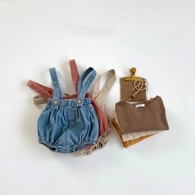 

Baby Boy Clothes Set Autumn Long Sleeve T Shirt And Denim Overalls Baby Strap Jumpsuit Outfits Newborn Baby Girl Clothing Set