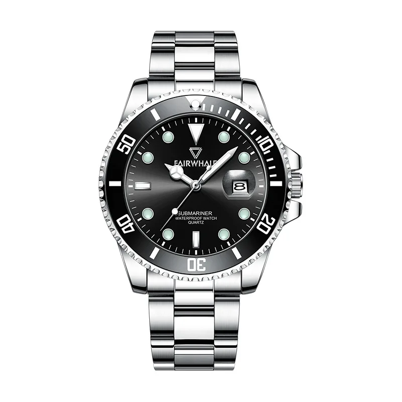 

Top Brand Luxury Fashion Dive Watch For Men 3ATM Waterproof Date Clock Sports Watches Quartz Wristwatch Relogio Masculino 2021