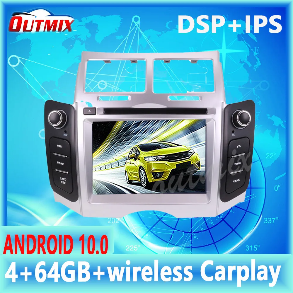 

Автомобильный DVD-плеер Android 2005, 4 Гб + 64 ГБ, GPS, мультимедийное радио для Toyota Yaris 2011-, автомобильный GPS-навигатор, головное устройство, встроенный ...
