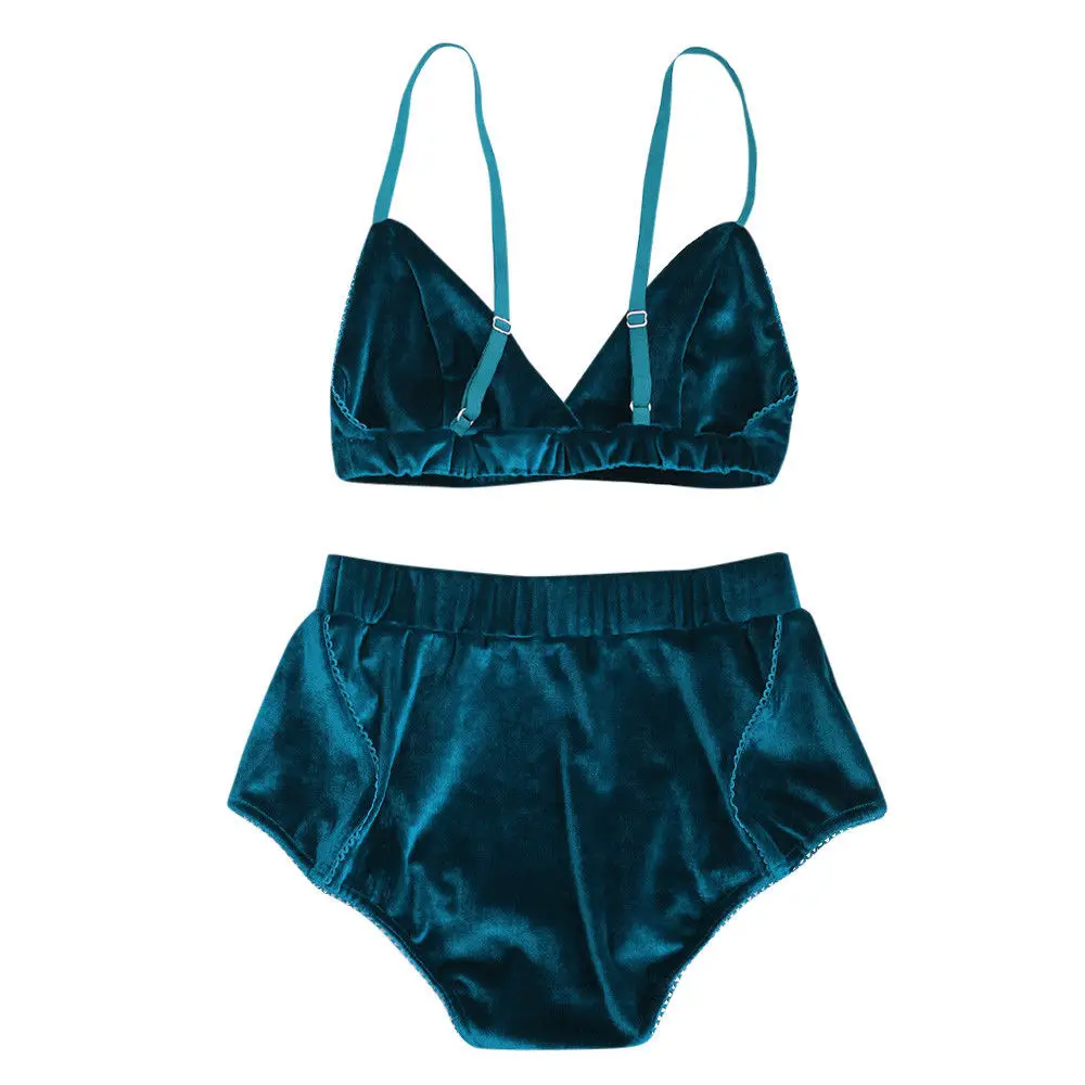 2 шт. женские бюстгальтеры с V-образным вырезом и высокой эластичной талией |