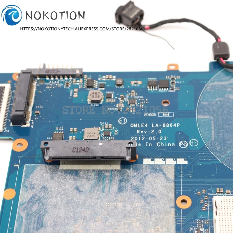 NOKOTION QMLE4 LA-8864P для Samsung NP365 NP365E5C NP355V5C материнская плата ноутбука разъем FS1 DDR3 полный
