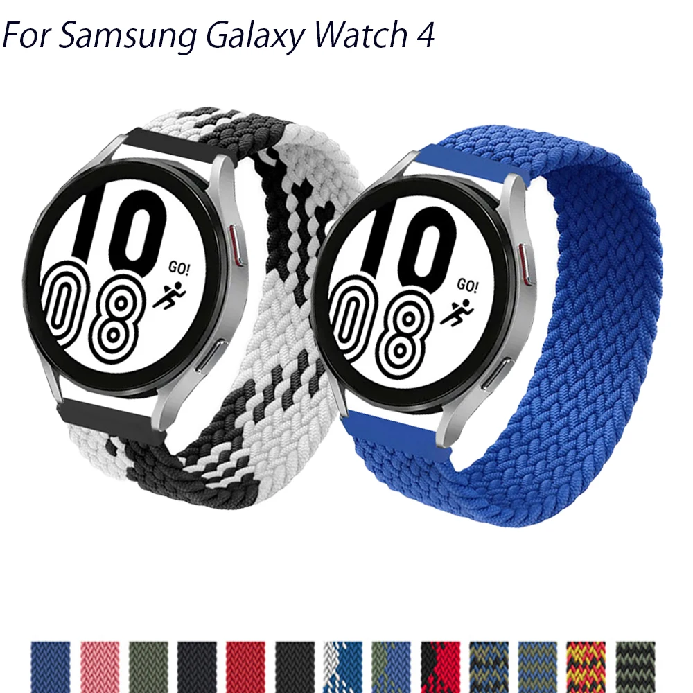 

20mm watch Band For Samsung Galaxy Watch 4 classic 46mm 42mm 42 46 mmsmartwatch Nylon Bracelet Galaxy Watch 4 44mm 40mm Strap