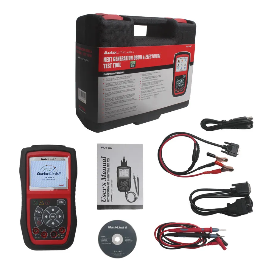 Autel AutoLink AL539B OBD 2 Code Reader Electrical Test OBD2 Scan Tool Auto Scanner Automotive Escaner Update Online | Автомобили и