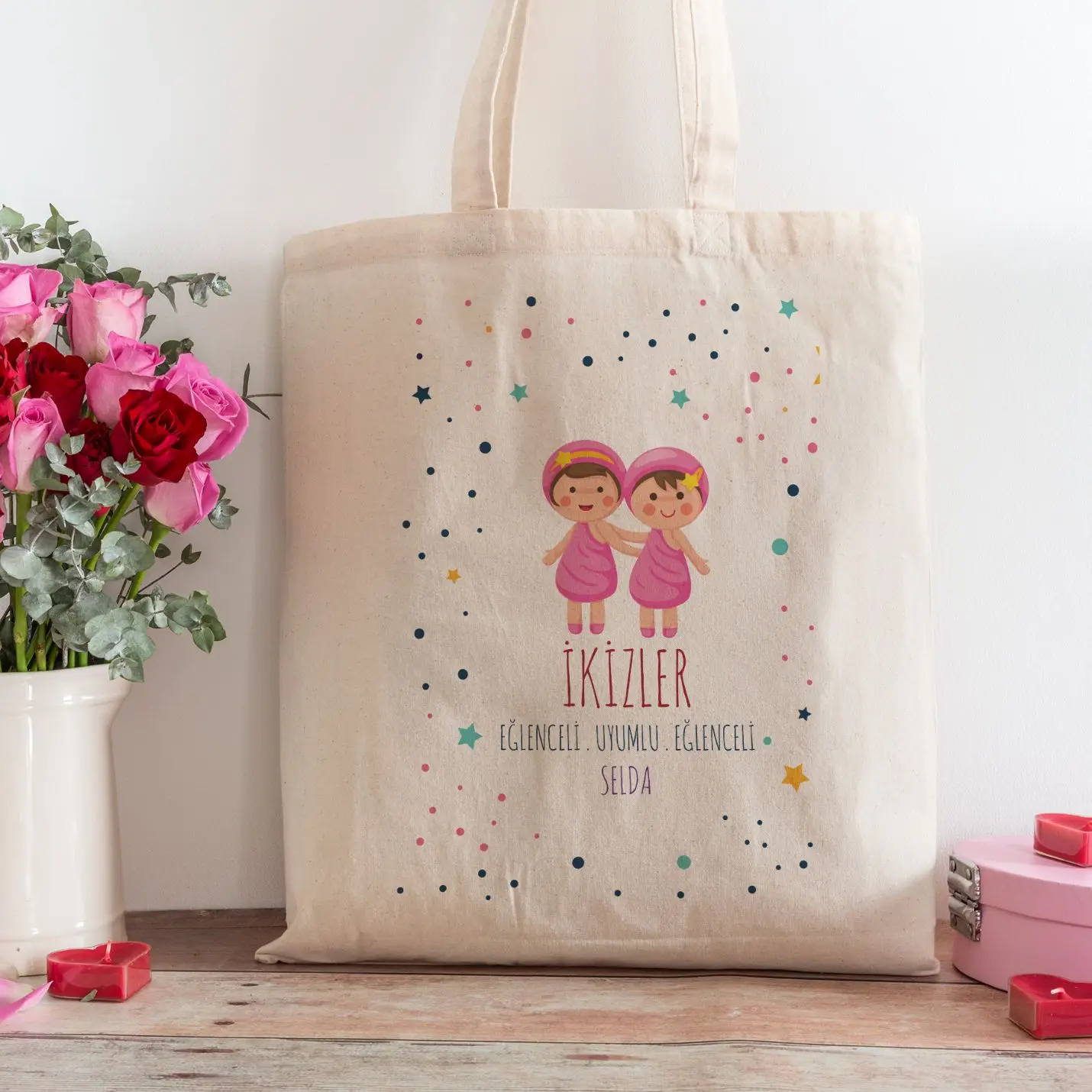 

Personalized Gemini Zodiac Themed Is Cloth Bag
