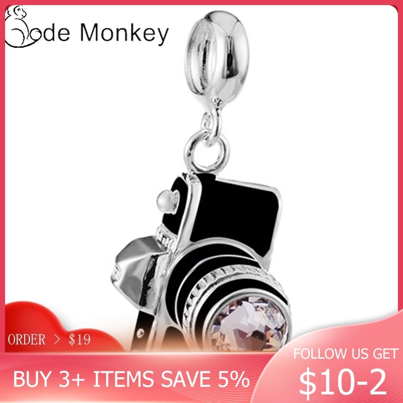 CodeMonkey классические черные масляные дорожные камеры Аутентичные 925 стерлингового