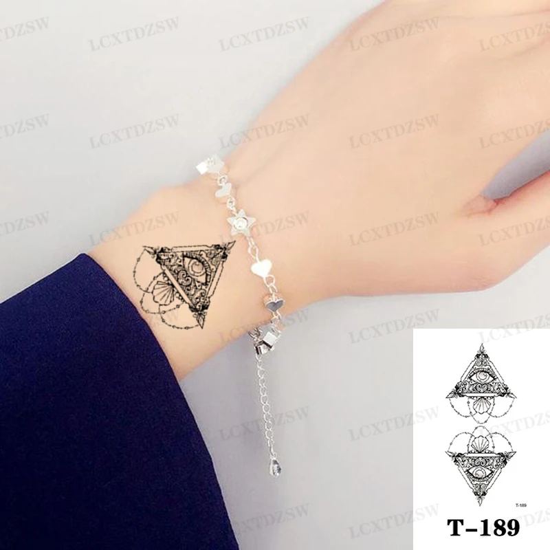 Waterproof Temporary Tattoo Sticker Creative Crawling Black Snake Personality Flash Tattoo Fake Tattoo For Girl Women Men