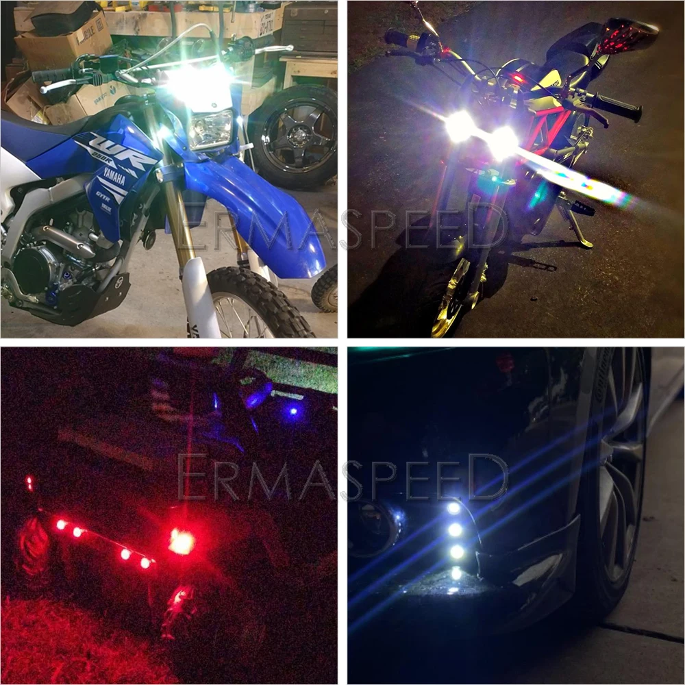 Универсальные светодиодные противотуманные фасветильник ДХО &quotОрлиный глаз&quot