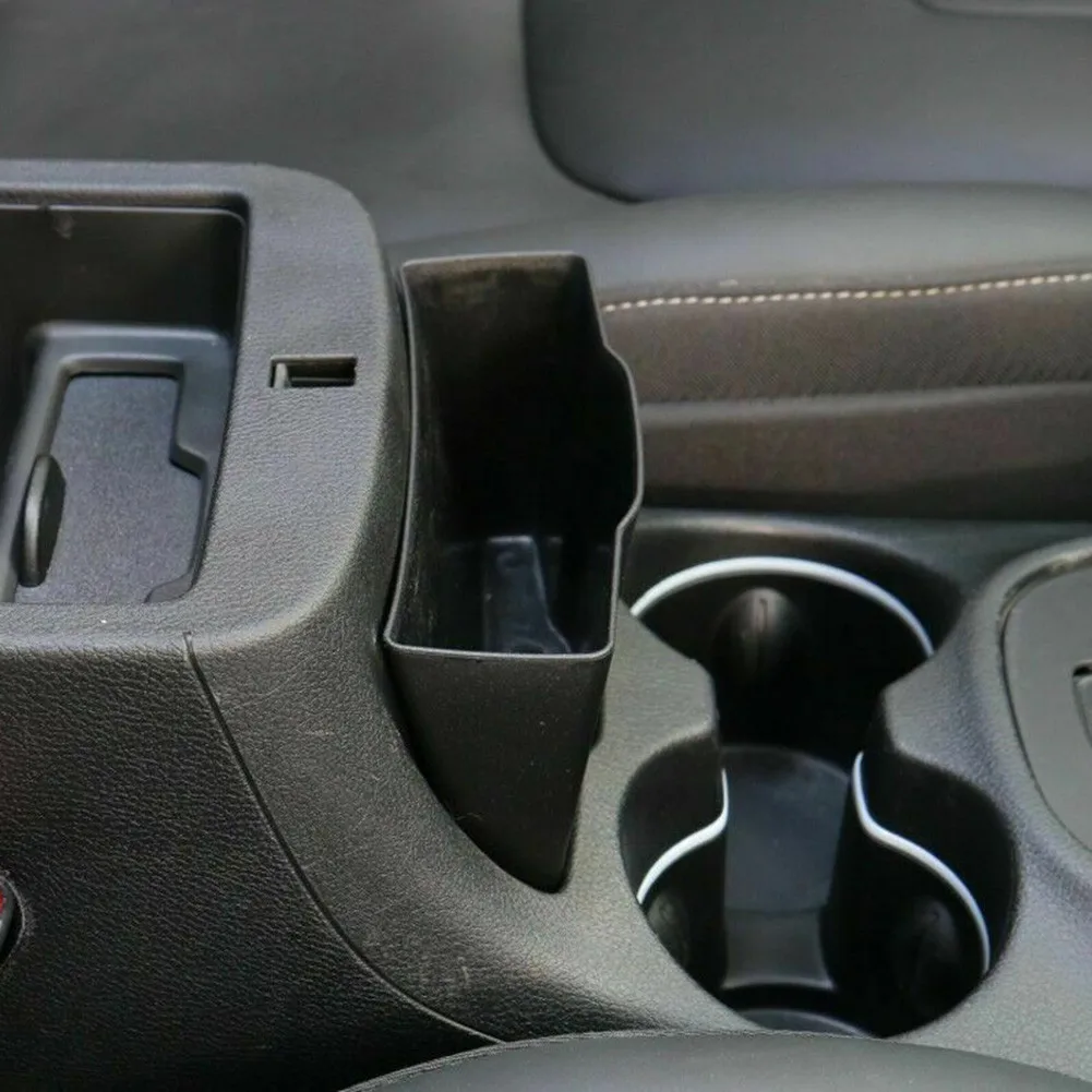 

1pc Front Armrest Storge Box ABS Black Car For 2014-2020 Jeep Cherokee Holder Brand New