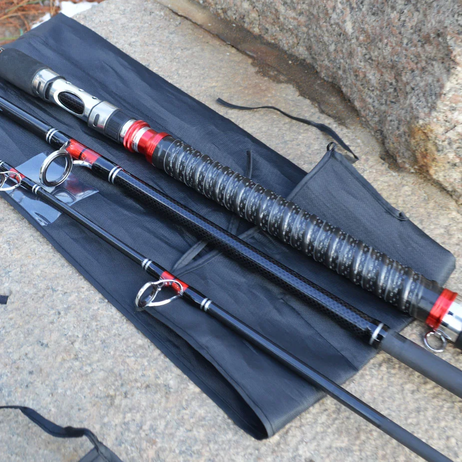 

It takes bait weight 70-250g sea boat fishing rod 1.8m 1.95m 2.1m 3 sections of carbon fiber from salt water spinning