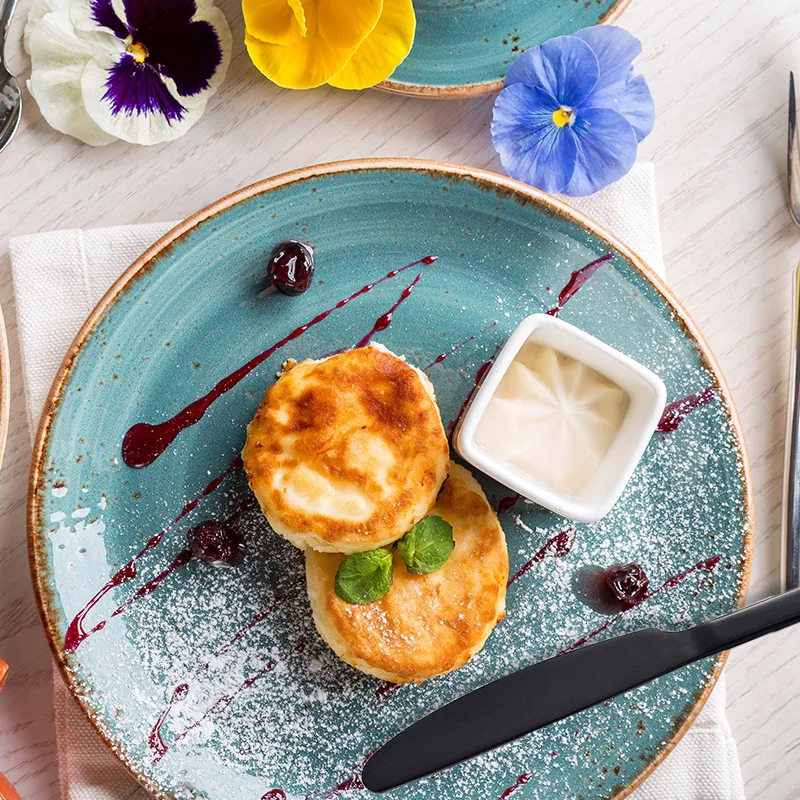 1010 серии посуда вилка ложка Титан покрытием с золотым ножом столовая набор