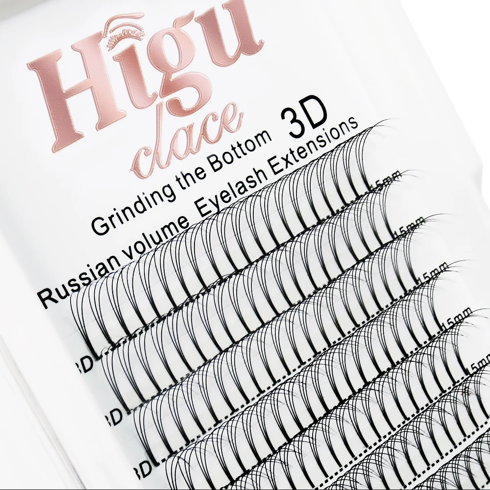 Русские готовые объемные ресницы Higuclace 3d/4d/5d/6d удлинители коротких ресниц с