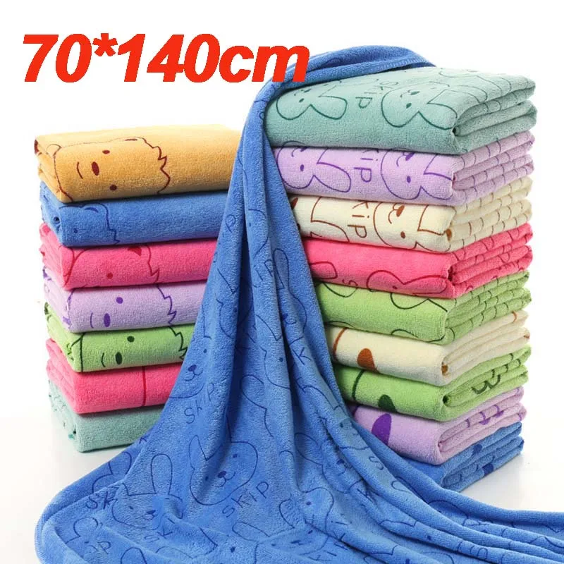 

70x140cm Microfiber Absorbent Drying Bath Beach Towels Washcloth Swimwear Shower Bathtowel Cloth