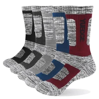 yuedge brand mens socks cushion cotton crew outdoor sports walking hiking socks thick winter warm for men 5 pairs