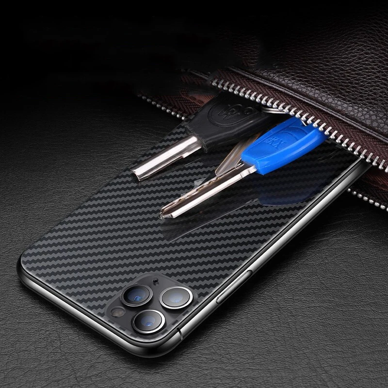Задняя пленка из углеродного волокна для Apple iPhone 11 Pro 11Pro Max 3D полное покрытие