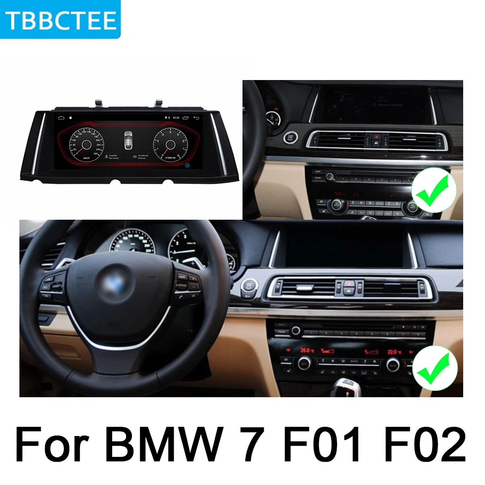 For BMW 7 Series F01 F02 2013~2015 NBT Multimedia Player 10.25&quot HD ISP Screen Stereo Android Car GPS Navi Map Original Style |