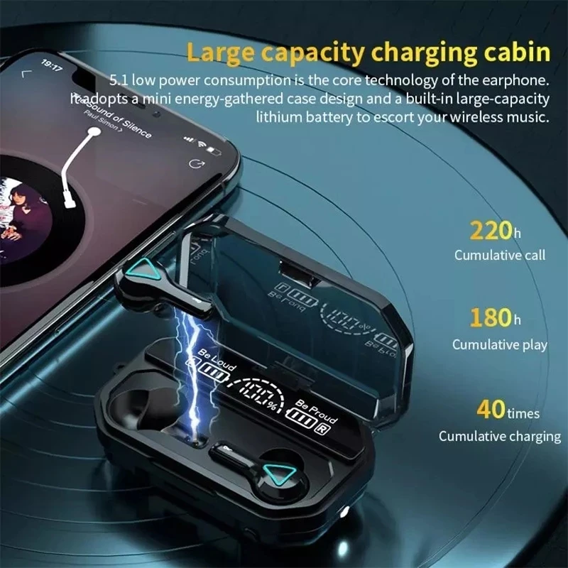 Беспроводная Bluetooth-гарнитура A15 TWS IPX7 с микрофоном | Электроника