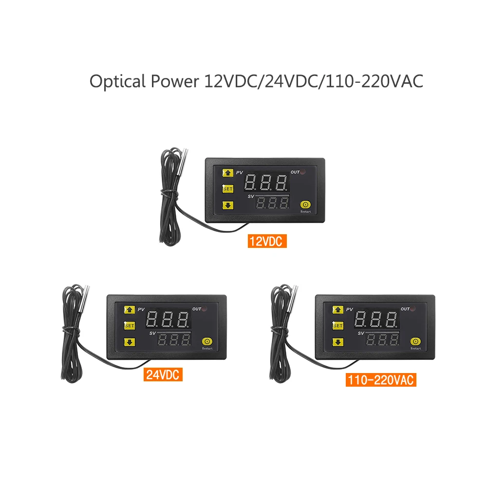 W3230 Мини цифровой регулятор температуры светодиодный дисплей термостата DC 12V 20A