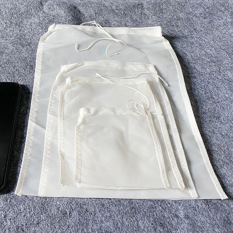 5 размеров многоразовый мешок для фильтрации орехов и молока |