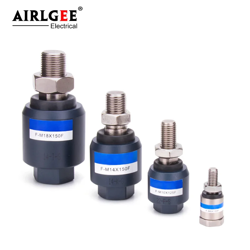 Пневматический воздушный цилиндр с поворотным соединением плавающим внутренней