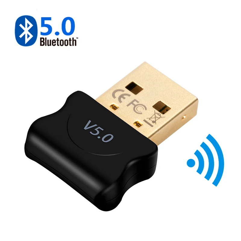 

USB Bluetooth-compatible 5.0 Adapters Wireless Computer Adapter Audio Receiver Transmitter Dongle Laptop Earphone Mini Sender