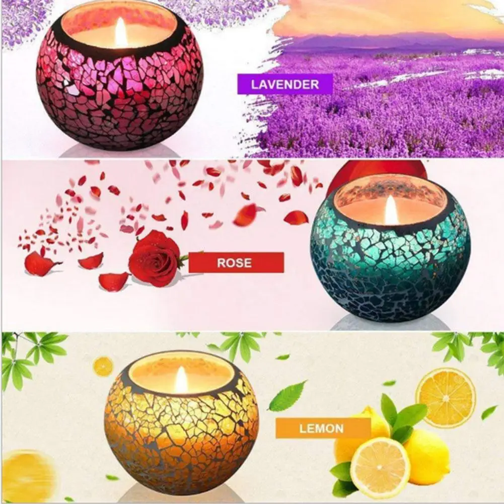 Ароматизированная воск плавится кубики соевого воска лаванда лимон роза