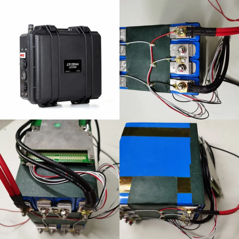 12V lifepo4 100AH перезаряжаемый аккумулятор для лодочный мотор и солнечной батареей