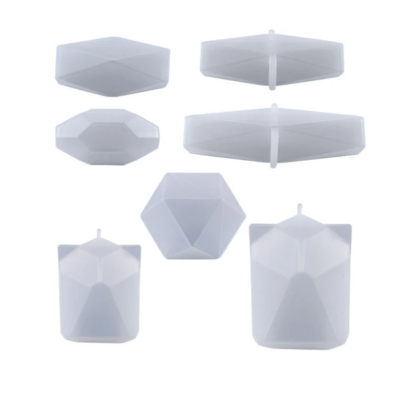 

Rhomboid Building Blocks Crystal Epoxy Resin Mold Game Toys Bricks Silicone Mould DIY Crafts Ornaments Decorations Casting