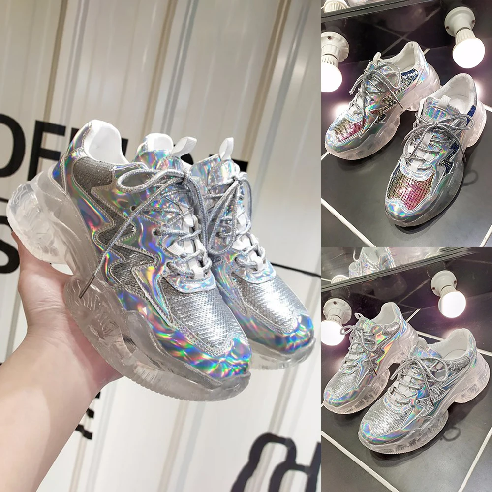 Женские Модные сетчатые кроссовки Легкая удобная обувь для бега Женская