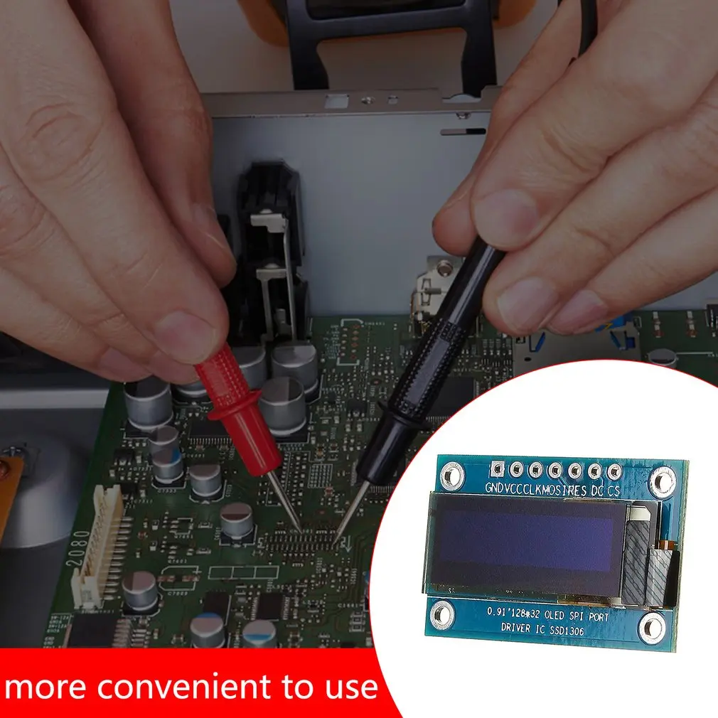 

7-pin 0.91 Inch OLED Display Module LCD Module SPI Interface Module Super Bright Meticulous Module For AVR STM32