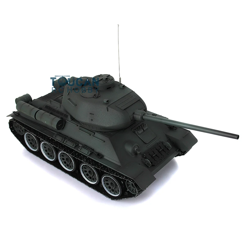 Heng Long RC Tank 1/16 зеленый 2 4G TK7.0 пластиковый Ver советский T34-85 модель 3909 TH17780-SMT4 | Игрушки