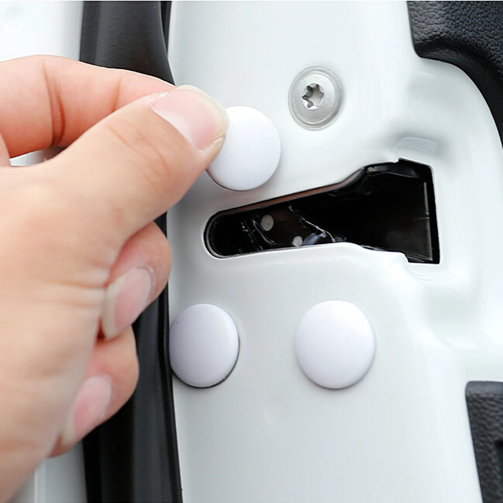12PCS/Lot Car Door Lock Screw Protector Cover for hyundai getz skoda octavia a7 mitsubishi sportback outlander toyota - купить по