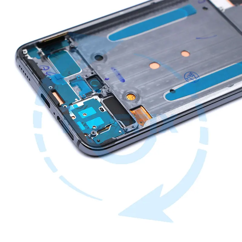 Для Meizu 16s Pro LCD дисплей сенсорный экран дигитайзер сборка запасная часть с рамкой 6