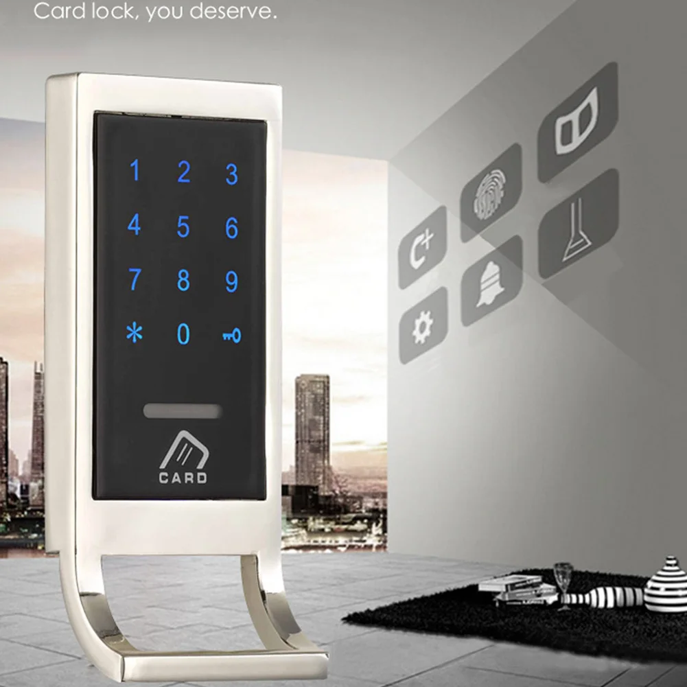 Smart Swiping Card Digital Sensitive Anti Theft Password Lock Home Security Touch Mini Cabinet Drawer Travel Bag Keypad Electric |