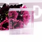 Прозрачная подарочная коробка для конфет 50 шт.лот, квадратные ПВХ коробки для шоколада, коробки, свадебные подарки вечерние украшения для вечеринки, конфет бумага для упаковки зип пакеты крафт коробка коробочка для п