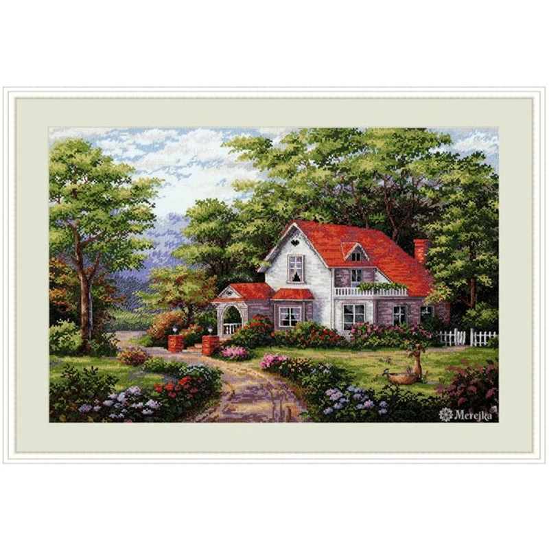 

ZZ4430 For Needlework Kit NOT PRINTED Cross stich Painting Set Cross Stitch Kits Cross-stitch Embroidery Set Stitch Kits Cross