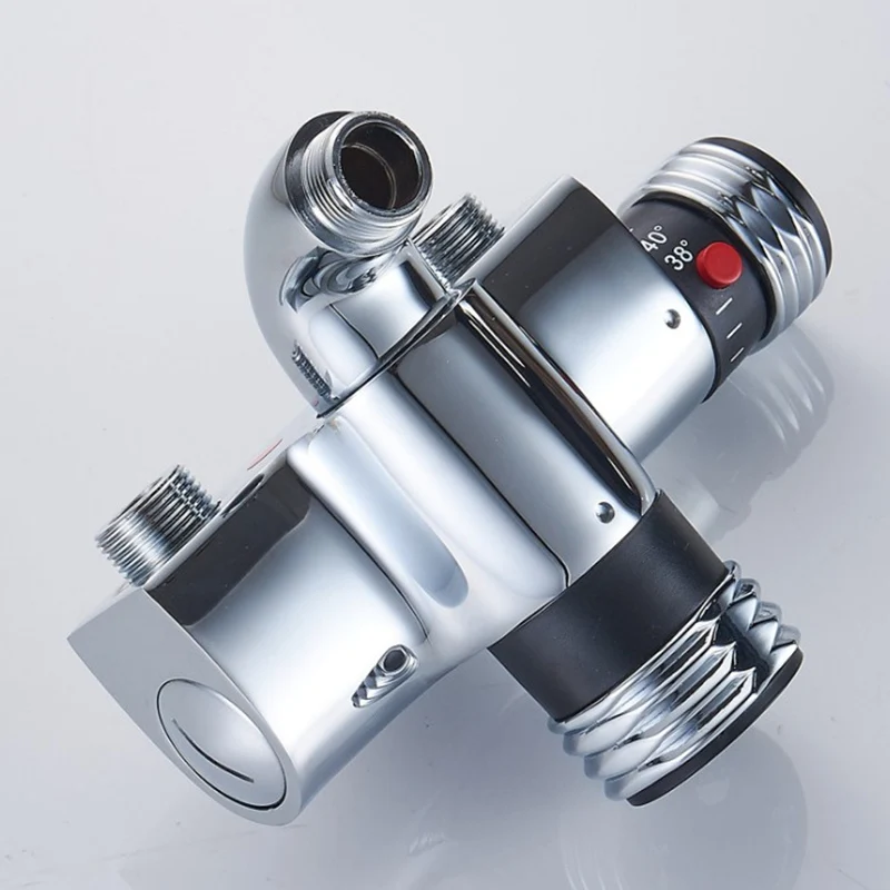 Настенный термостатический смеситель для душа ванной комнаты горячей и холодной