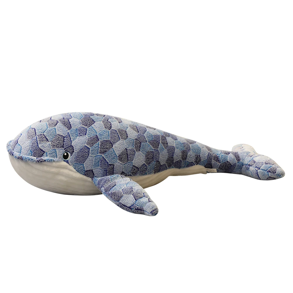 

50-110CM Simulation Blue Whale Plush Toy Beautiful Huge Whale Plush Pillow Soft Home Decoration Childrens Holiday Gift